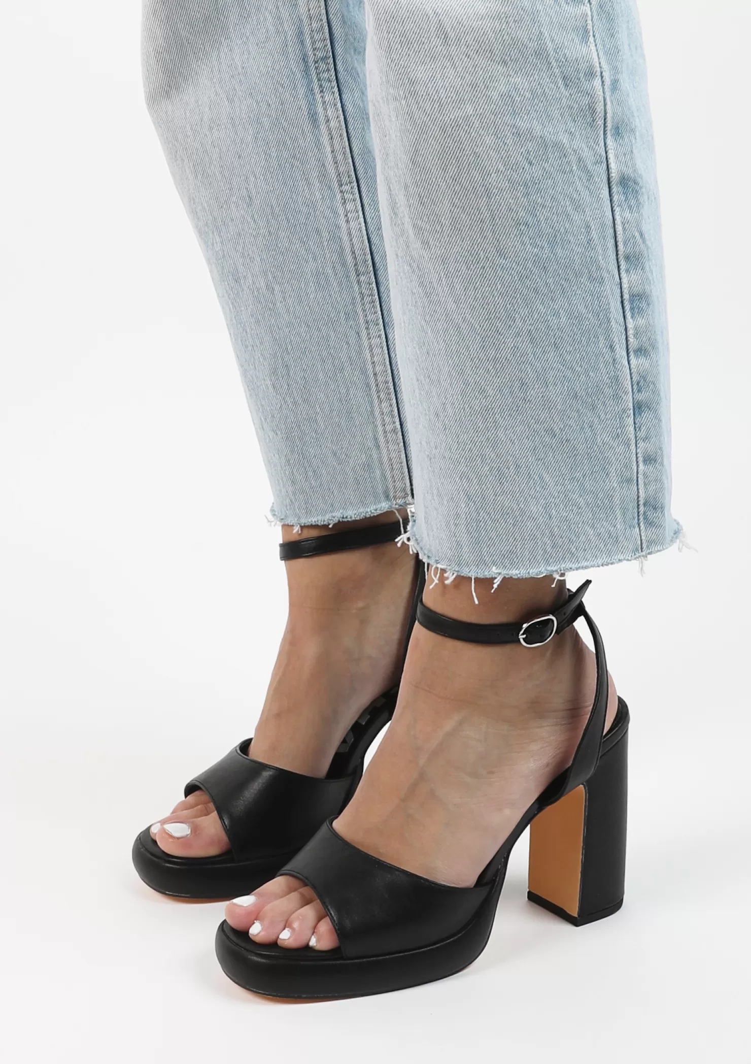 Best Sacha Zwarte Platform Sandalen Met Hak