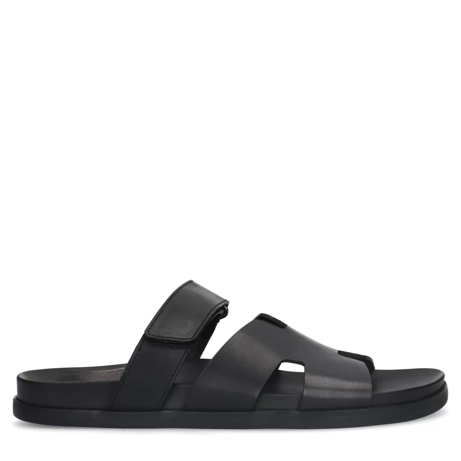 Cheap Sacha Zwarte Sandalen Met Klittenband