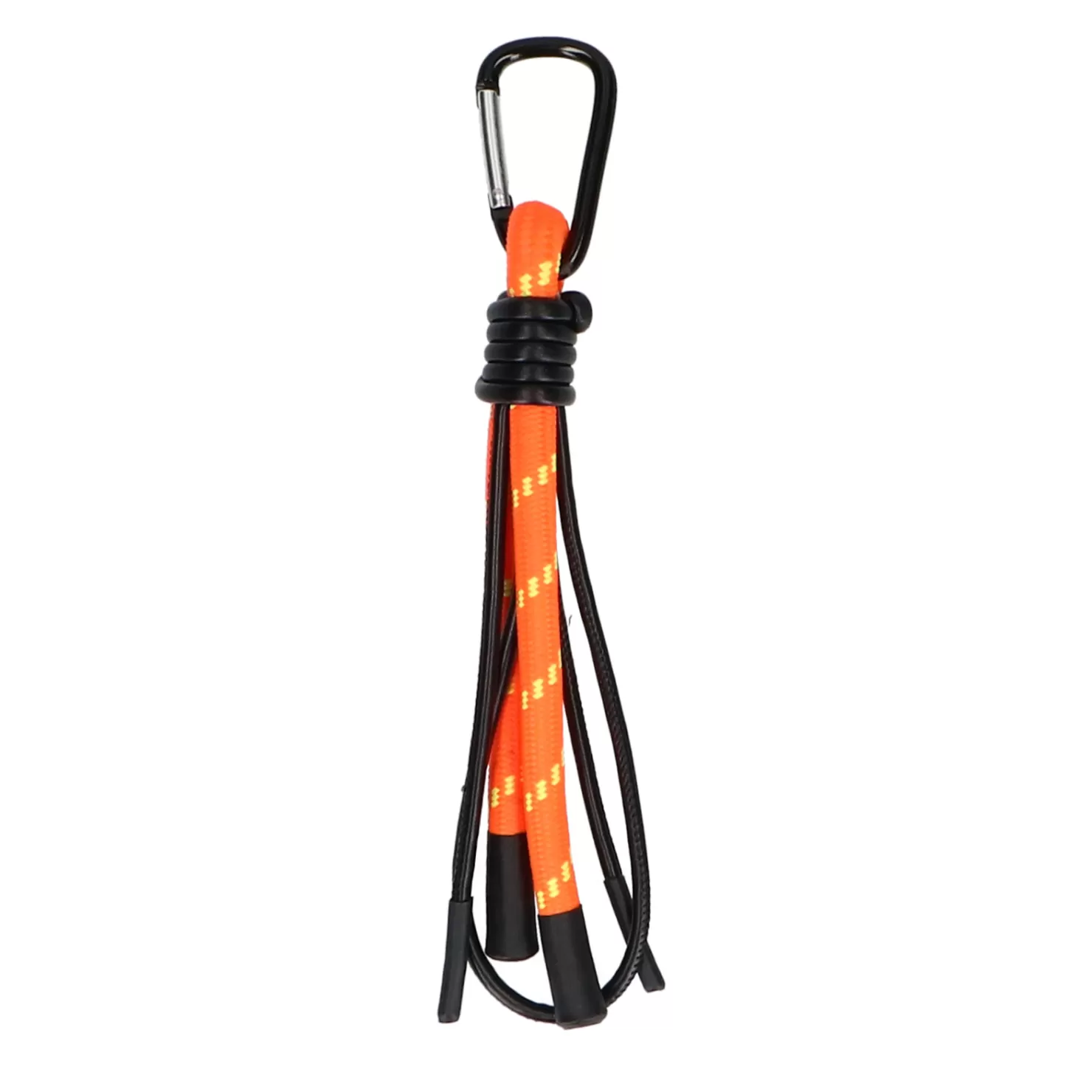 Clearance Sacha Zwarte Sleutelhanger Met Oranje Details