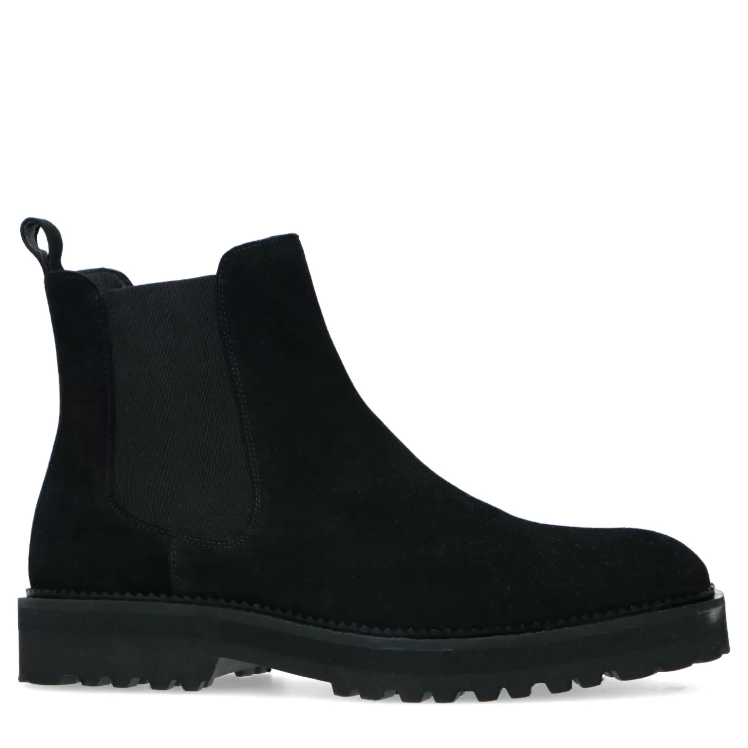 Cheap Sacha Zwarte Suede Chelsea Boots