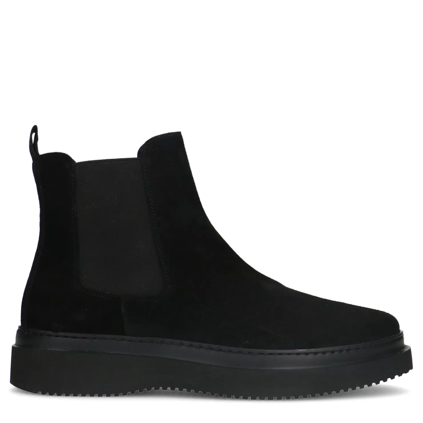 Cheap Sacha Zwarte Suede Chelsea Boots