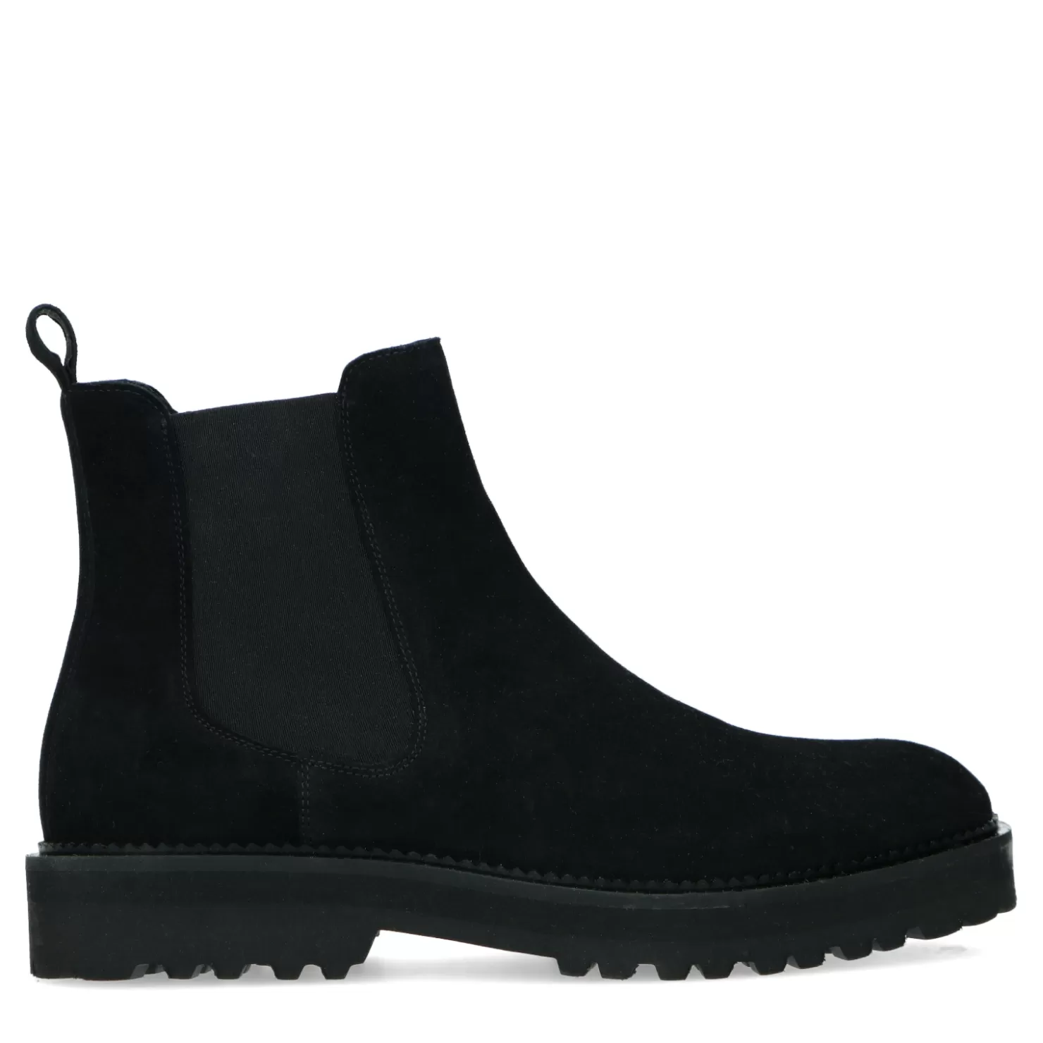 Cheap Sacha Zwarte Suede Chelsea Boots