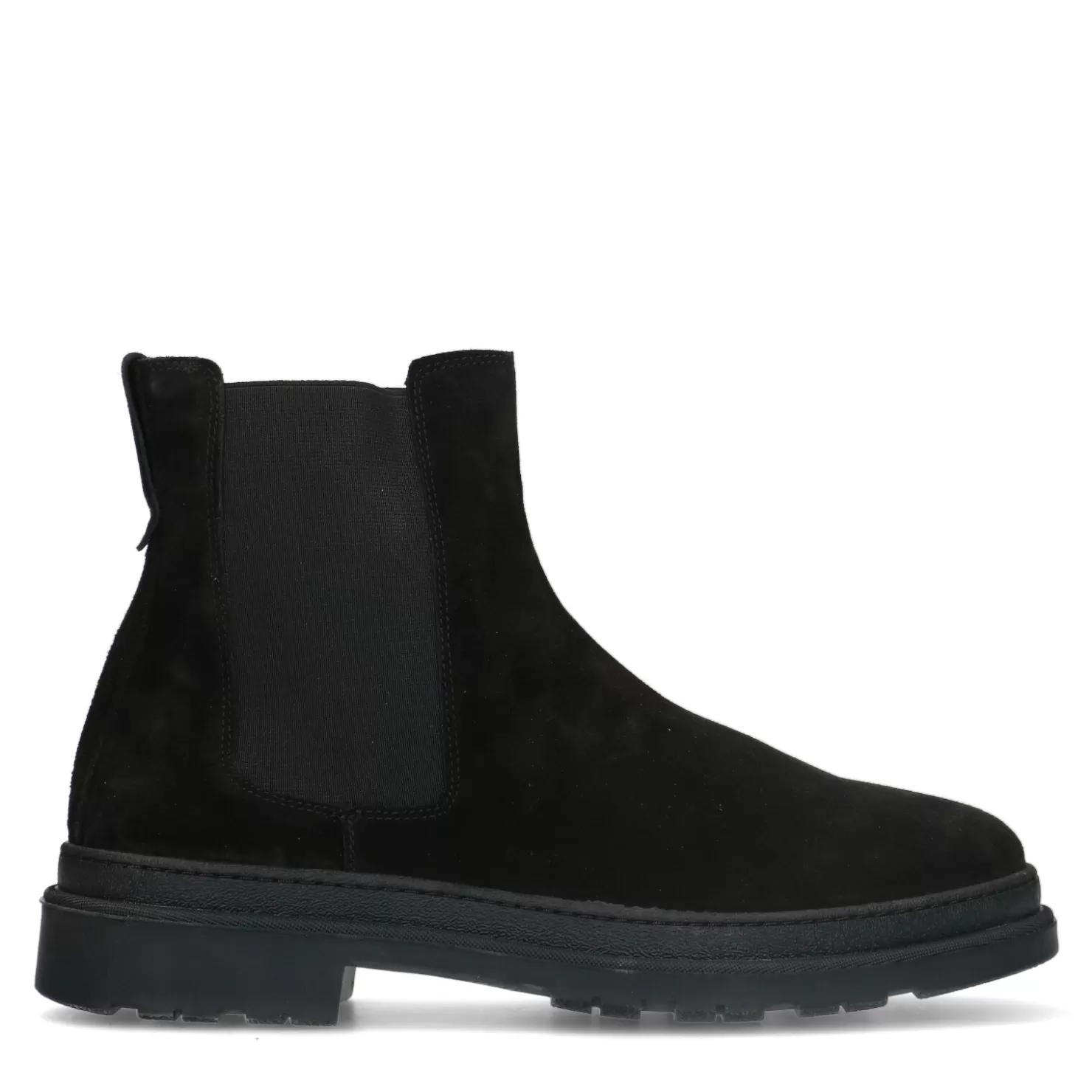 Flash Sale Sacha Zwarte Suede Chelsea Boots