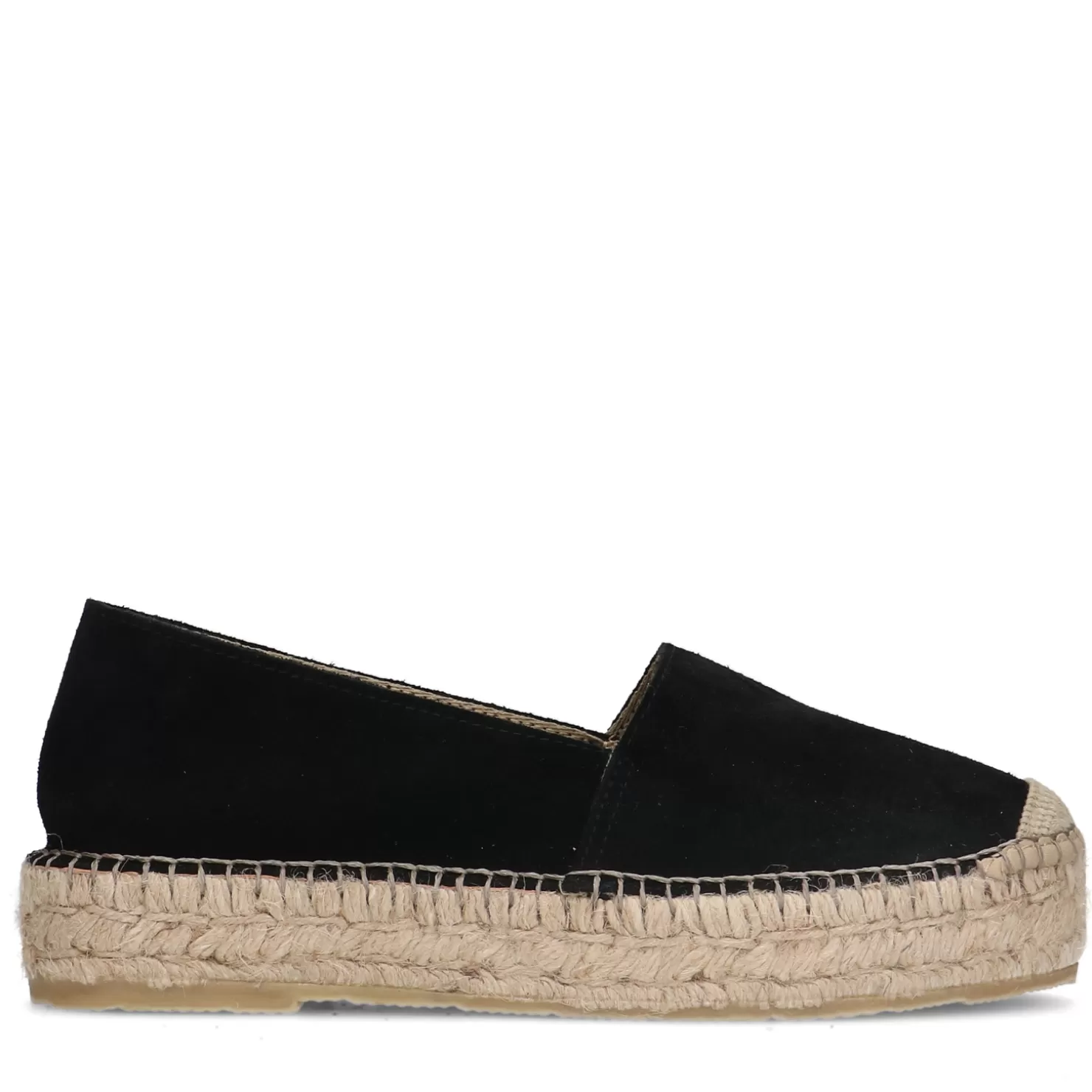 Shop Sacha Zwarte Suede Espadrilles