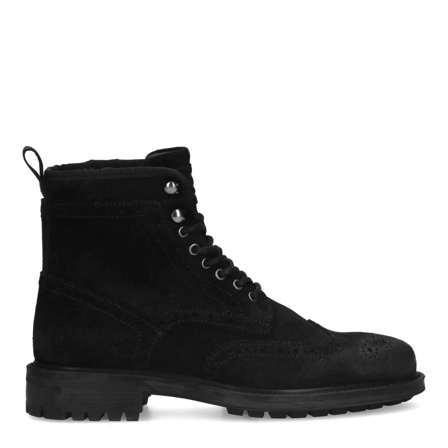 Cheap Sacha Zwarte Suede Veterboots